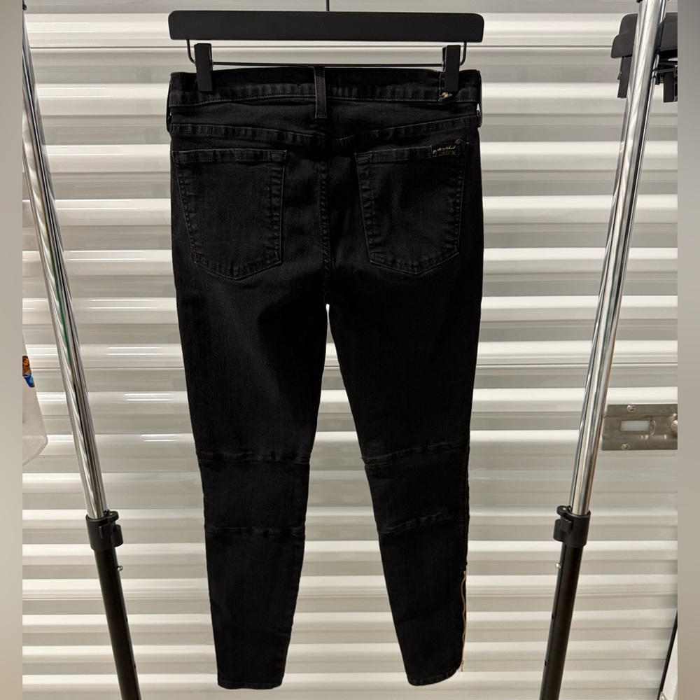 7 For All Mankind Black Jeans - Picture 4 of 5